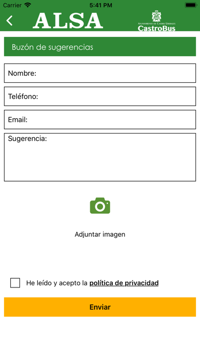 Autobuses Castro Urdiales Screenshot