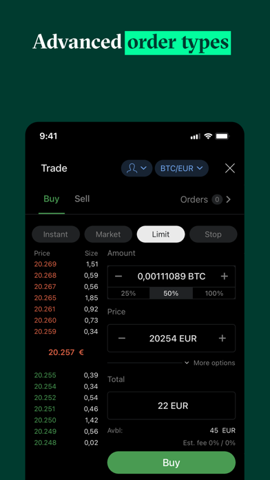 Bitstamp Pro: Trade Crypto BTC Screenshot