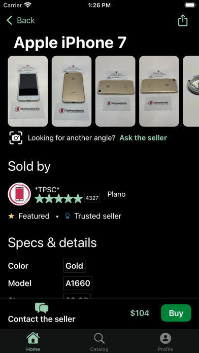 Swappa Marketplace Screenshot