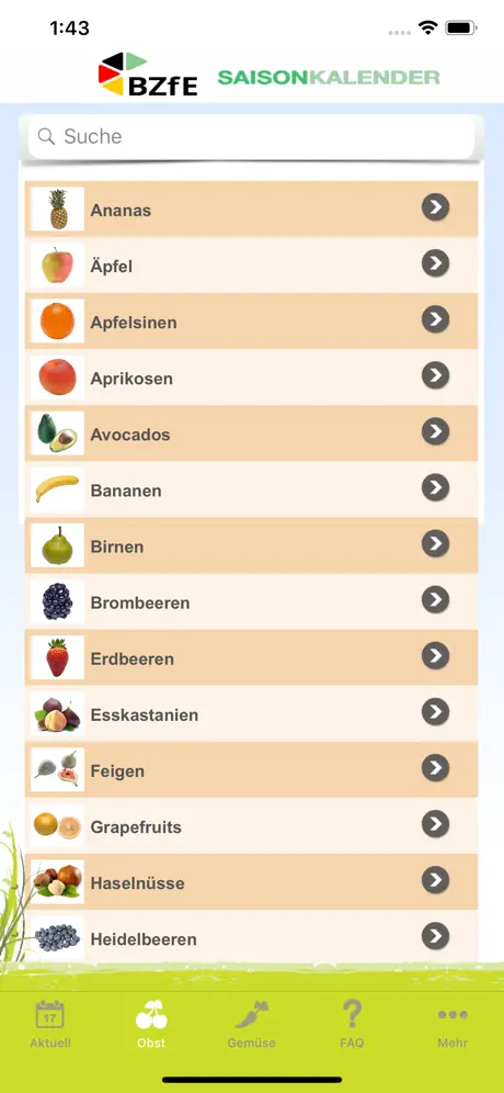 Saisonkalender