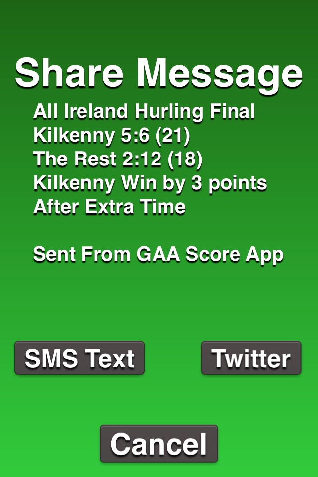 GAA Score screenshot 2