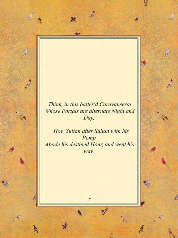 Rubaiyat of Khayyam - خیام iPad screenshot 5 - Entertainment app