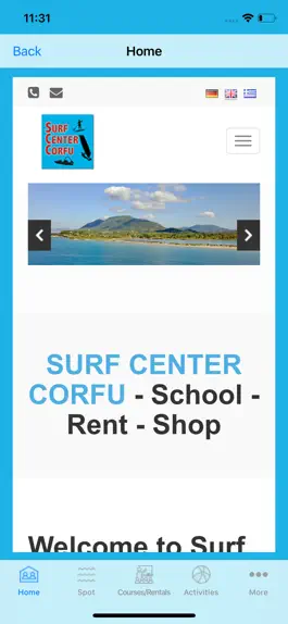 Game screenshot Surf Center Corfu apk