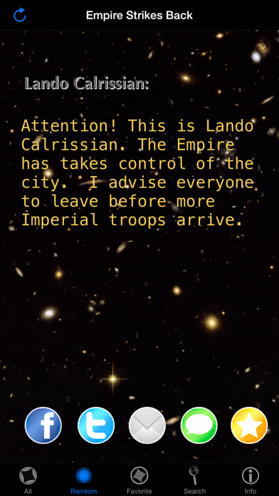 Quotes for Star Wars Screenshot