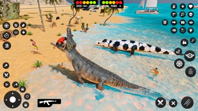 Screenshot #2 pour Crocodile Simulator Attack 3D