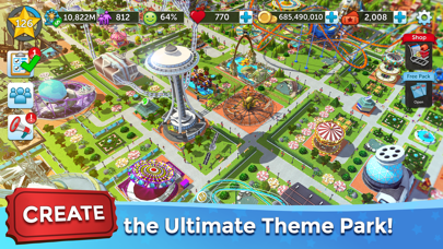 RollerCoaster Tycoon Touch™ screenshot 1