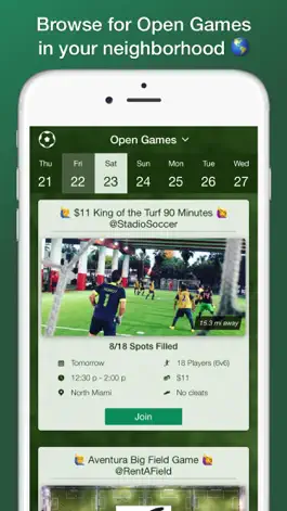 Game screenshot Plei | Pick Up Soccer apk