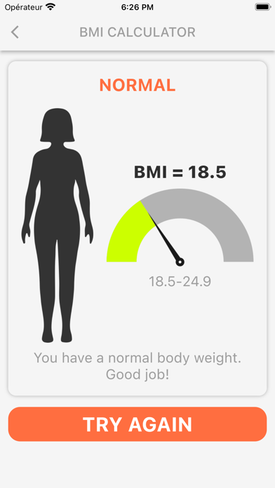 BMI Calculator - BMI Monitor Screenshot