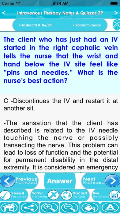 Intravenous Therapy Test Bank Screenshot