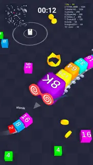 cube arena 2048: worm io games iphone screenshot 3