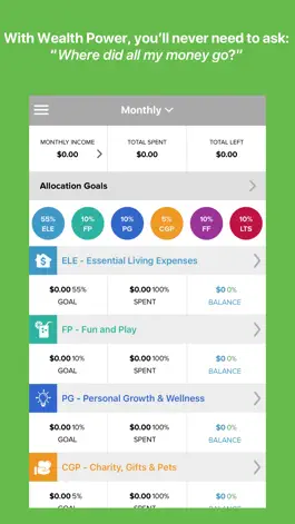Game screenshot Wealth Power Financial Tracker mod apk
