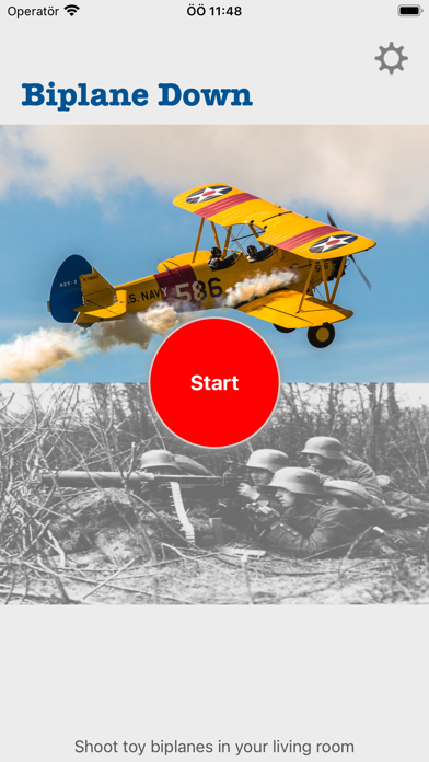 Biplane Down Screenshot