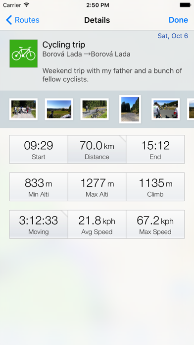 Routie ~ GPS sports tracker Screenshot