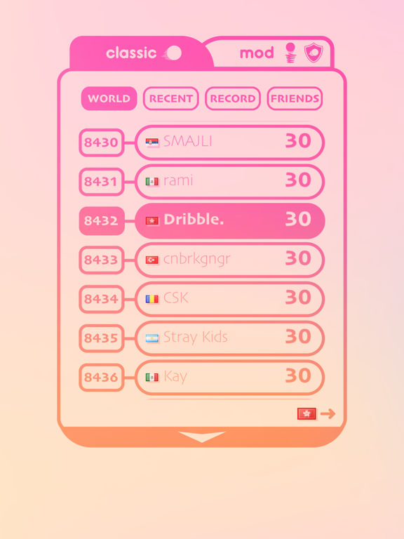 Dribble. iPad screenshot 10 - Games app