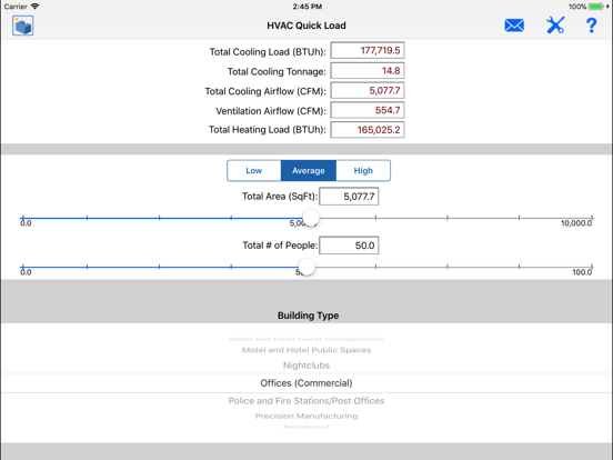 Screenshot #1 for HVAC Quick Load
