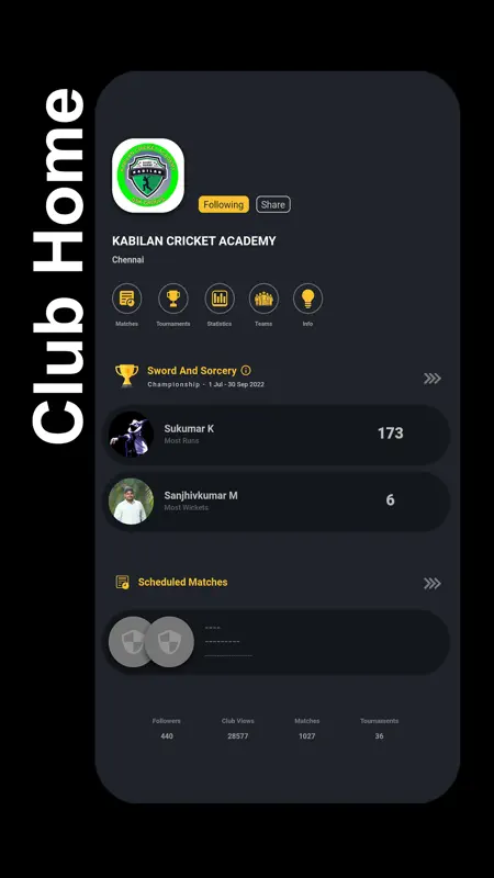 Stumps - The Cricket Scorer screenshot 7 of 10