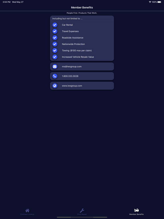 IWS VSA iPad screenshot 7 - Business app