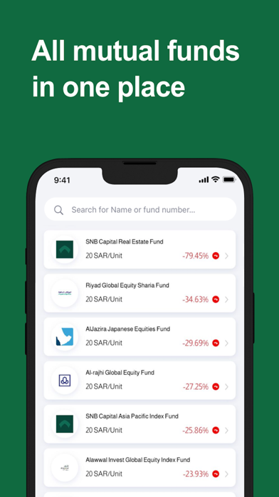 Nakla: All Saudi Mutual Funds Screenshot