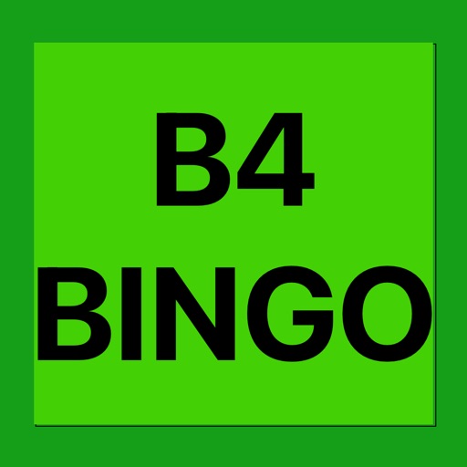 B4 BINGO Number Generator