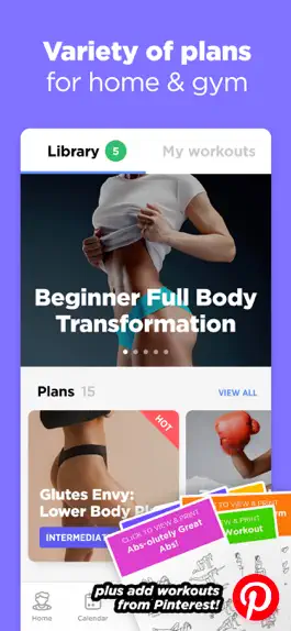 Game screenshot Fit – Gym Workout Planner App hack