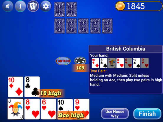 Screenshot #4 pour Pai Gow Poker Trainer