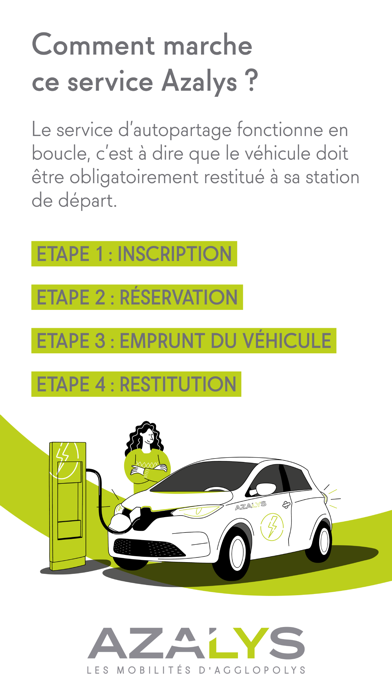 Azalys Autopartage Screenshot