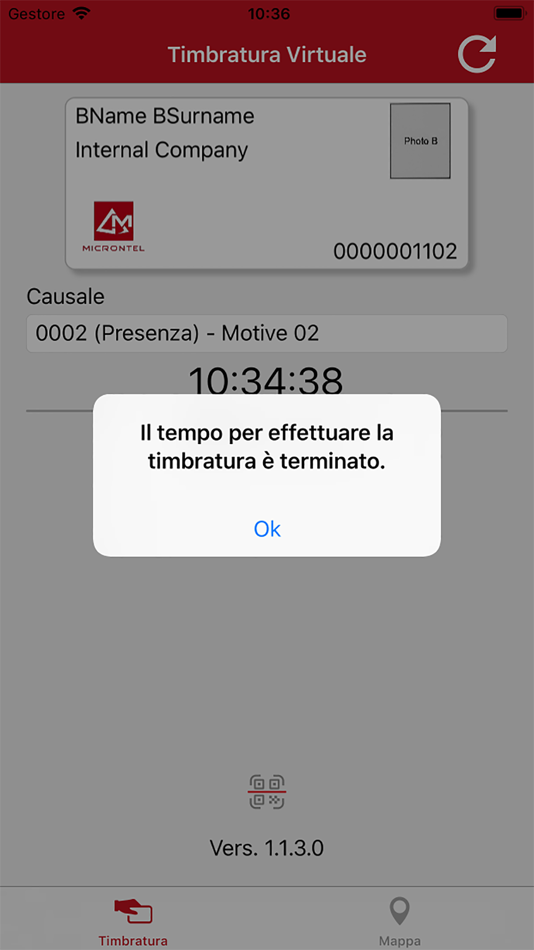#3. Timbratura Virtuale (iOS) 来自: Microntel Spa