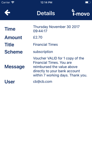 i-movo xPress Screenshot