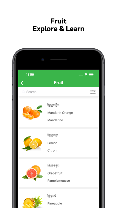 Khmer Picture Dictionary Screenshot