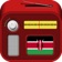 All Kenya Radio Stations Live app icon - Music app for iPhone
