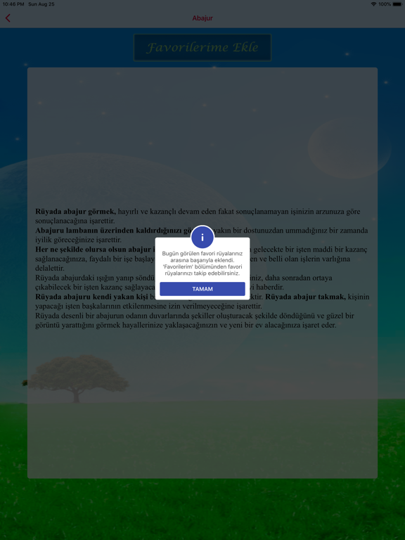 Rüya Tabirleri Sözlüğü iPad screenshot 4 - Lifestyle app
