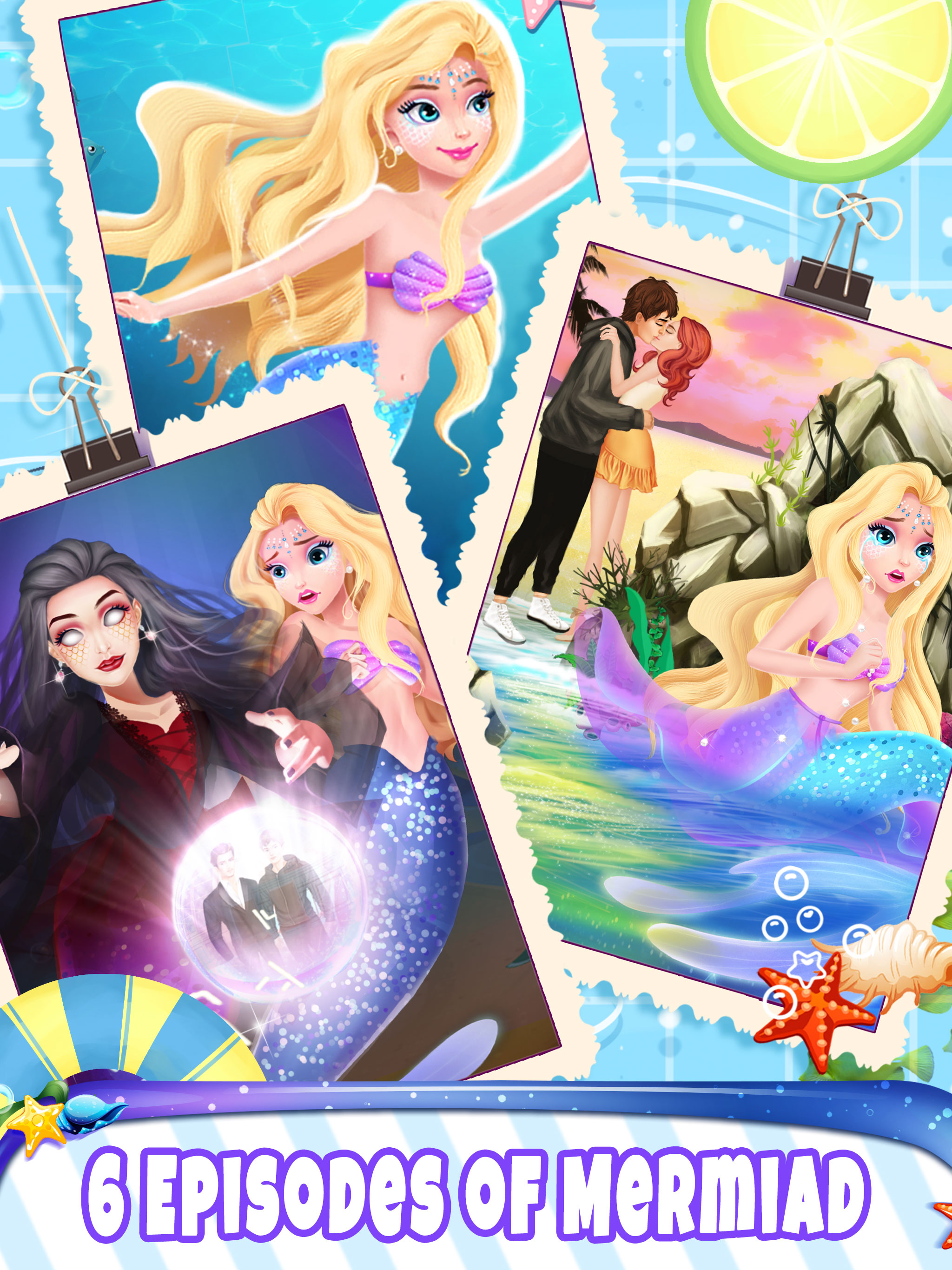 Princess Mermaid Girl Games