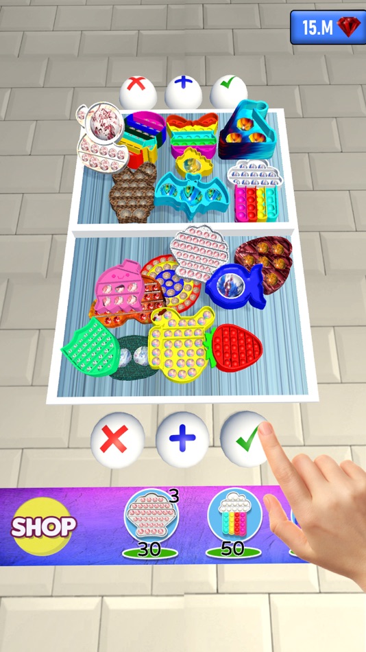 #2. Fidget Trade 3D: bubble pop it (iOS) Podle: Usman Ali