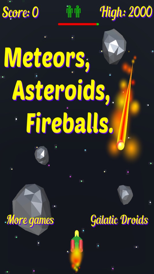 Meteors, Asteroids, & Fireball - 1.3 - (iOS)