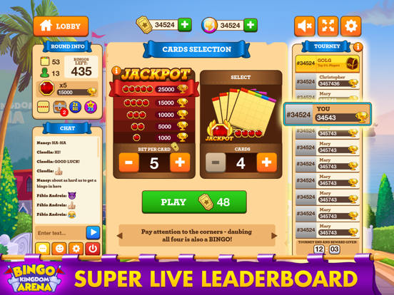 Screenshot #6 pour Bingo Kingdom Arena Bingo Game
