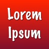 Lorem Ipsum Text icon