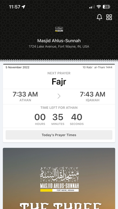 Masjid Ahlus Sunnah Fort Wayne Screenshot