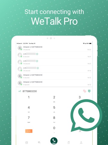 WeTalk Pro- WiFi Calling Phoneのおすすめ画像1