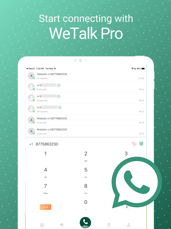 WeTalk Pro - WiFi Calls & Text