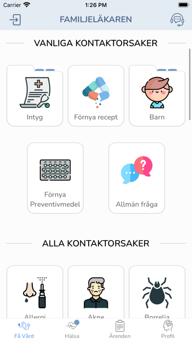 Familjeläkaren i Sverige Screenshot