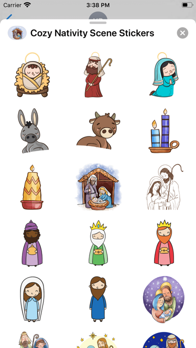 Screenshot #2 pour Cozy Nativity Scene Stickers