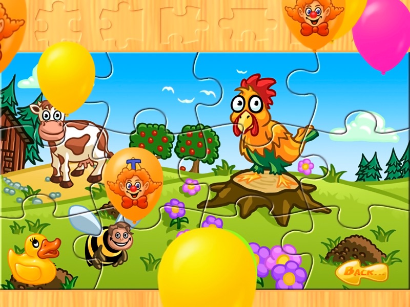 A farm animal jigsaw puzzle screenshot 8