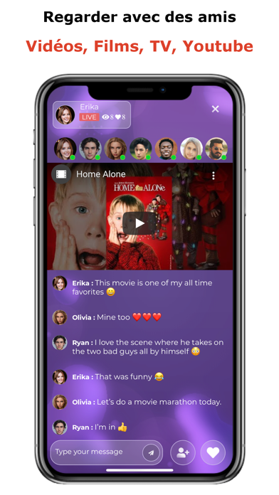 Screenshot #1 pour Watch Together - Watch Party