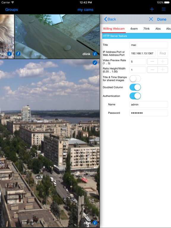 Screenshot #5 pour Willing Webcam