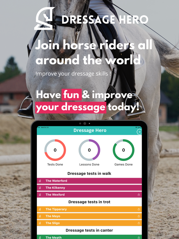 Dressage Hero Horse Riding iPad screenshot 8 - Sports app