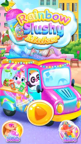 Game screenshot Rainbow Frozen Slushy Truck apk