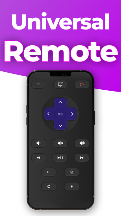 Universal remote for Roku tv Screenshot