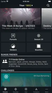 destiny 2 companion iphone screenshot 2