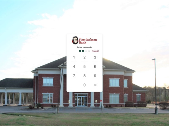 First Jackson Bank iPad screenshot 2 - Finance app