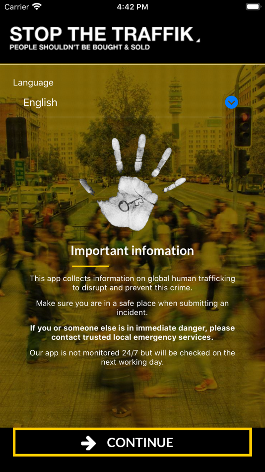 #1. The STOP APP (iOS) 由: STOP THE TRAFFIK